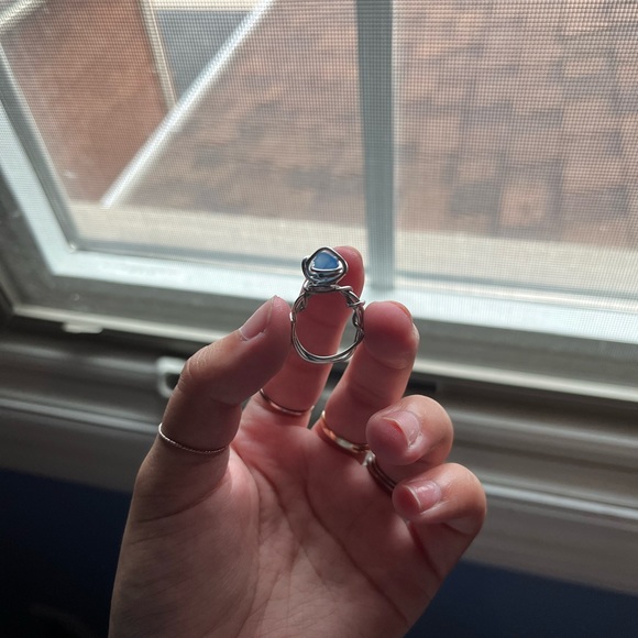 handmade necklace + ring set - Picture 2 of 2